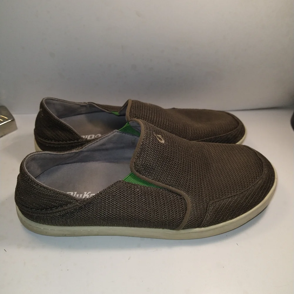 Olukai Nohea Mesh Slip On Loafer Shoes Men's sz 9.5.